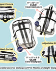 Clair Clear Backpack 17"