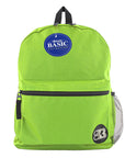 Basic 16" Lime Green Backpack