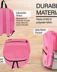 Basic 16" Fuchsia Backpack