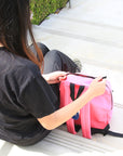 Basic 16" Fuchsia Backpack