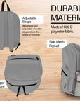 Basic 16" Gray Basic Backpack