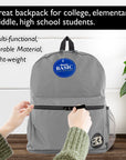 Basic 16" Gray Basic Backpack