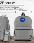 Basic 16" Gray Basic Backpack
