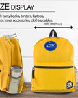 Basic 16" Mustard Basic Backpack