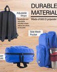 Classic 17" Blue Backpack