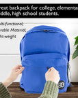 Classic 17" Blue Backpack