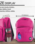 Classic 17" Fuchsia Backpack