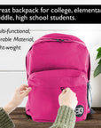 Classic 17" Fuchsia Backpack