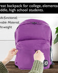 Classic 17" Purple Backpack