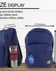 Classic 17" Backpack Navy Blue