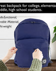 Classic 17" Backpack Navy Blue