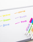 Fine Tip Bright Color Dry-Erase Marker (6/Pack)