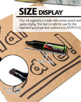 Chisel Tip Jumbo 8mm Permanent Marker (2/Pack)