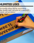 Chisel Tip Jumbo 8mm Permanent Marker (2/Pack)
