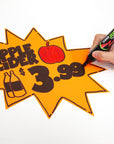Chisel Tip Jumbo 8mm Permanent Marker (2/Pack)