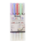 Dual Tip Creative Markers 5 Colors