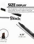Chisel Tip Jumbo Black Permanent Marker (3/Pack)