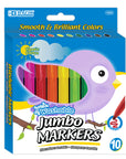 Washable Markers Broad Line Jumbo 10 Colors