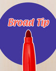 Washable Markers Broad Line Jumbo 10 Colors