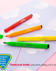 Washable Markers Broad Line Jumbo Triangle 8 Color