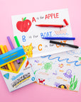 Washable Markers Broad Line Jumbo Triangle 8 Color