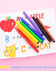 Washable Markers Broad Line Jumbo Triangle 8 Color