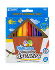 Washable Markers Broad Line Jumbo Triangle 8 Color