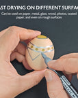Silver & Gold Metallic Markers (2/Pack)