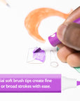 12 Colors Brush Markers