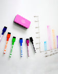 Magnetic Bright Color Dry-Erase Markers (6/Pack)