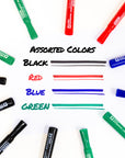 Chisel Tip Desk Style Assorted Color Permanent Marker (4/Pack)