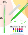 Fine Line 10 Colors Washable Markers