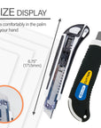 Heavy Duty Self Loading Cutter w/ Grip + 2 Replacement Blades