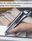 Heavy Duty Self Loading Cutter w/ Grip + 2 Replacement Blades