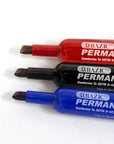 Chisel Tip Desk Style Black Color Permanent Marker (12/Pack)
