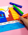 Washable Scented Markers 10 Color