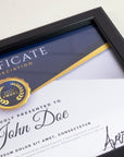 8.5" X 11" Multipurpose Document Frame w/ Glass Cover