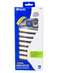 Correction Tape w/ Grip, Jumbo 5 mm x 394" (10/Pack)