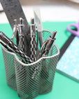 Maxxon 1.4 mm Tip Black FUSE Tech Ink Retractable Pen w/ Cushion Grip (4/Pack)