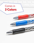Maxxon 1.4 mm Tip Asst. Color FUSE Tech Ink Retractable Pen w/ Cushion Grip