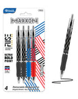 Maxxon 1.4 mm Tip Asst. Color FUSE Tech Ink Retractable Pen w/ Cushion Grip