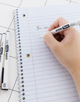 Fiero Black Fiber Tip Fineliner Pen (4/Pack)