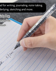 Dayton Black Rollerball Pen with Metal Clip (3/Pack)