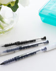 Dayton Black Rollerball Pen with Metal Clip (3/Pack)