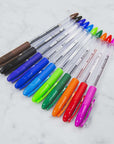 G-Flex Assorted Color Oil-Gel Ink Pen w/ Cushion Grip (4/Pack)