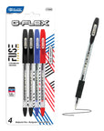 G-Flex Assorted Color FUSE Tech Ink Pen w/ Cushion Grip (4/Pack)
