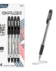 G-Flex Black FUSE Tech Ink Pen w/ Cushion Grip (4/Pack)