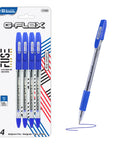 G-Flex Blue FUSE Tech Ink Pen w/ Cushion Grip (4/Pack)