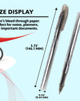 GeLuxe Black Gel Roller Pen (6/Pack)