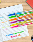 GeLuxe 6 Fluorescent Color Gel Roller Pen
